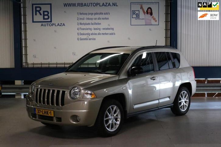 Jeep Compass 2.4 Overland Liberty / Leer / Automaat ! !, Auto's, Jeep, Bedrijf, Te koop, Compass, 4x4, ABS, Airbags, Airconditioning