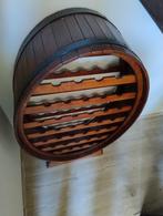 Houten Wijnrek Barrel Design - 36 flessen, Gebruikt, Ophalen of Verzenden, 25 flessen of meer, 75 cm of meer