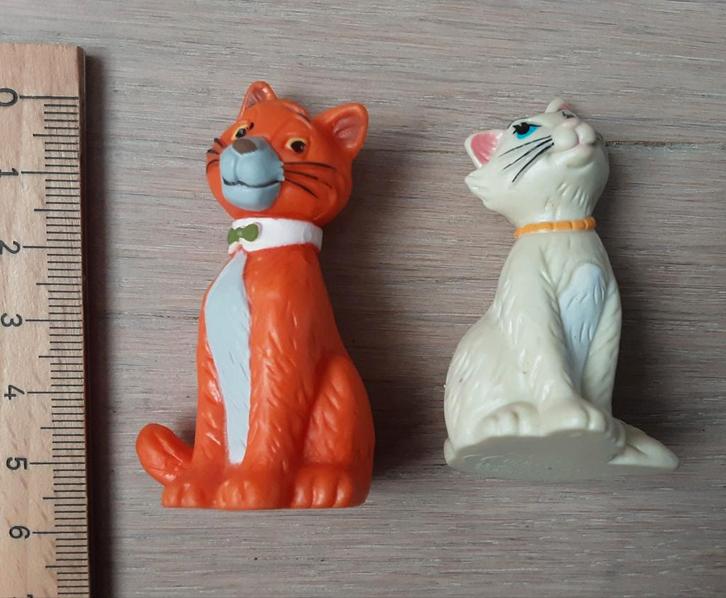 Aristocats Disney poppetjes samen €4, Verzamelen, Disney, Gebruikt, Beeldje of Figuurtje, Overige figuren, Ophalen of Verzenden