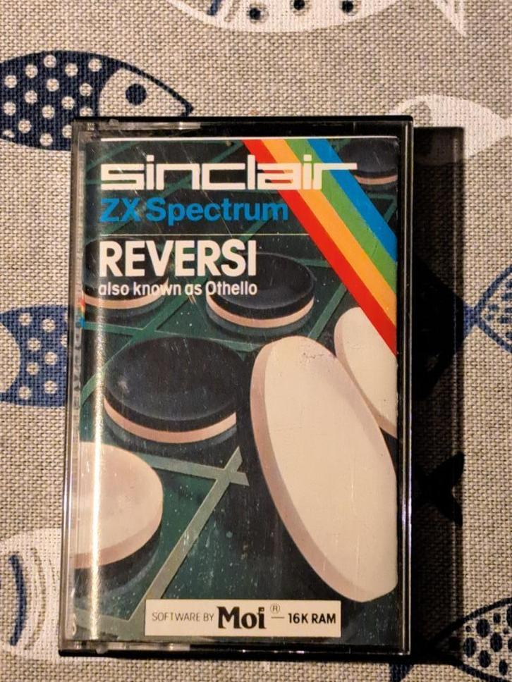 ZX Spectrum cassette 'REVERSI' – getest & werkend, Computers en Software, Vintage Computers, Ophalen of Verzenden