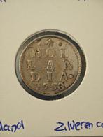 1753 Duit Holland Zilveren Afslag, Postzegels en Munten, Munten | Nederland, Vóór koninkrijk, Zilver, Losse munt, Overige waardes