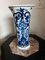 23 cm hoge bekervaas delftsblauw de porceleyne fles uit 1985, Ophalen of Verzenden