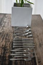 Gero Zilmeta 573 Stropdas diner set voor 6 personen, Ophalen of Verzenden, Gebruikt, Rvs of Chroom, Bestekset