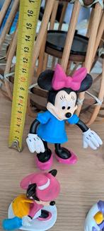 7 flexible Figuurtjes Micky Mouse Mini Mouse Tijgertje Katri, Ophalen of Verzenden, Mickey Mouse, Zo goed als nieuw, Beeldje of Figuurtje