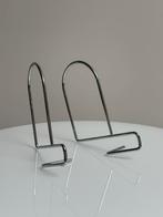 16 x Vintage IKEA Flit boekensteunen chroom, Minder dan 50 cm, Ophalen of Verzenden, Zo goed als nieuw, Minder dan 100 cm