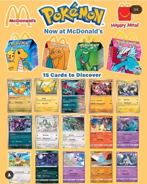 Gezocht!!! Collectie 2025 Mcdonalds Pokemon kaarten, Hobby en Vrije tijd, Verzamelkaartspellen | Pokémon, Nieuw, Meerdere kaarten