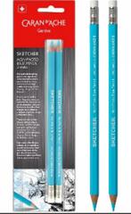 Caran D'Ache Sketcher Non-Photo Blue Pencil 2st, Hobby en Vrije tijd, Verzenden, Nieuw, Potlood of Stift