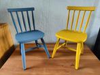 Kinderstoeltjes met tafeltje geel blauw, Ophalen of Verzenden, Zo goed als nieuw, Tafel(s) en Stoel(en)