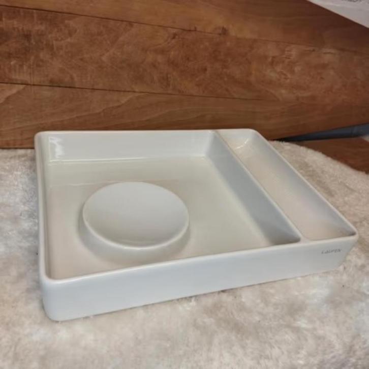 Nieuwe zeepschaal, Laufen Val, Doe-het-zelf en Verbouw, Sanitair, Nieuw, Overige typen, Ophalen of Verzenden