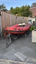 Zodiac rubberboot met trailer en toebehoren, Watersport en Boten, Ophalen, Gebruikt, Overige typen, Motorboot