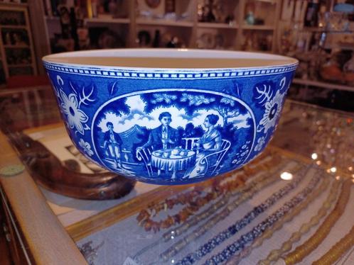 kom Tea Drinker blauw Societe Ceramique Maestricht, Antiek en Kunst, Antiek | Servies los, Ophalen of Verzenden