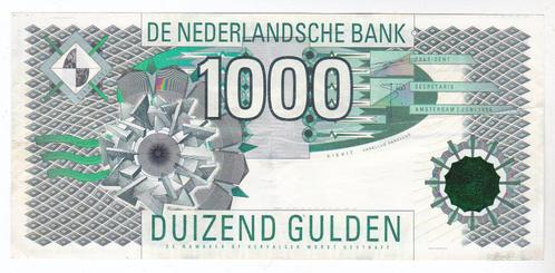 1000 gulden 1994 Kievit voor 375 euro, Postzegels en Munten, Bankbiljetten | Nederland, Los biljet, 1000 gulden, Ophalen of Verzenden