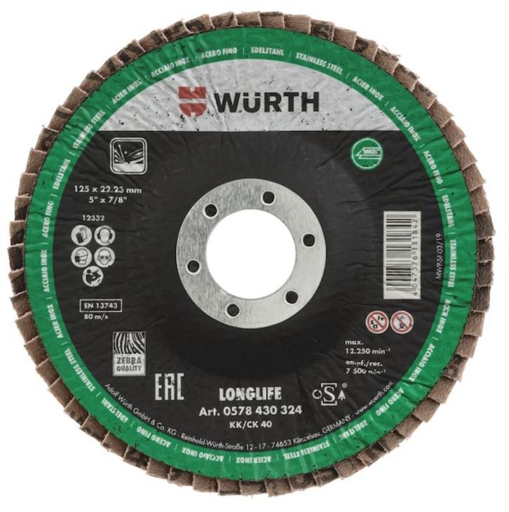 Wurth/ flexovit Lamellenschijven. Laagste prijs garantie!!, Doe-het-zelf en Verbouw, Gereedschap | Schuurmachines, Nieuw, Overige typen