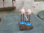Mooi BEELD FLAMINGO-PAAR, Antiek en Kunst, Curiosa en Brocante, Ophalen of Verzenden