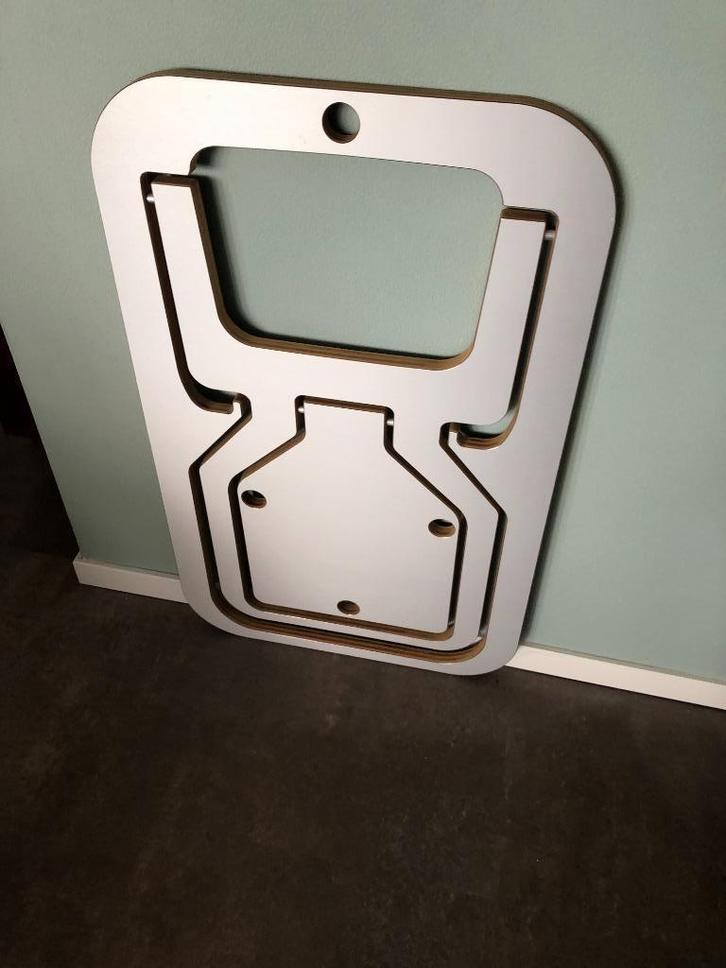 Désile Folding Chair - design klapstoel - alu - tweezijdig, Huis en Inrichting, Stoelen, Zo goed als nieuw, Eén, Hout, Metaal