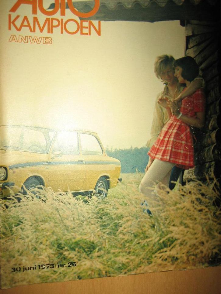 AK 73 26  Ford Mustang Datsun 100A en 120A  Coupé, Boeken, Auto's | Folders en Tijdschriften, Zo goed als nieuw, Overige merken