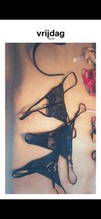 Zwarte string XS/S, Ophalen of Verzenden, Zwart, String