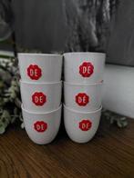 Set van 6 Douwe Egberts mokken, Huis en Inrichting, Keramiek, Nieuw, Ophalen of Verzenden, Effen