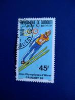 djibouti, Postzegels en Munten, Postzegels | Thematische zegels, Verzenden, Gestempeld, Sport