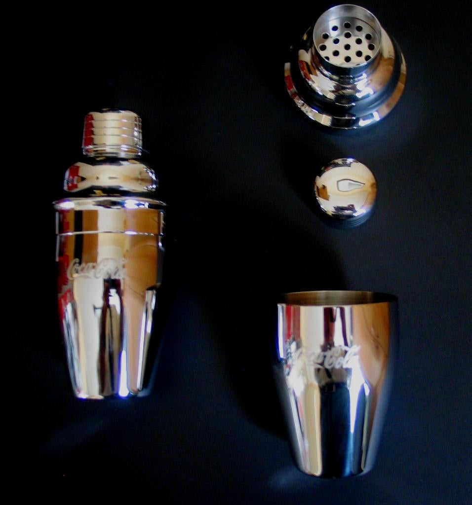 Coca Cola Cocktail Shaker + Contour Bottle Stirrers, Verzenden, Nieuw, Gebruiksvoorwerp