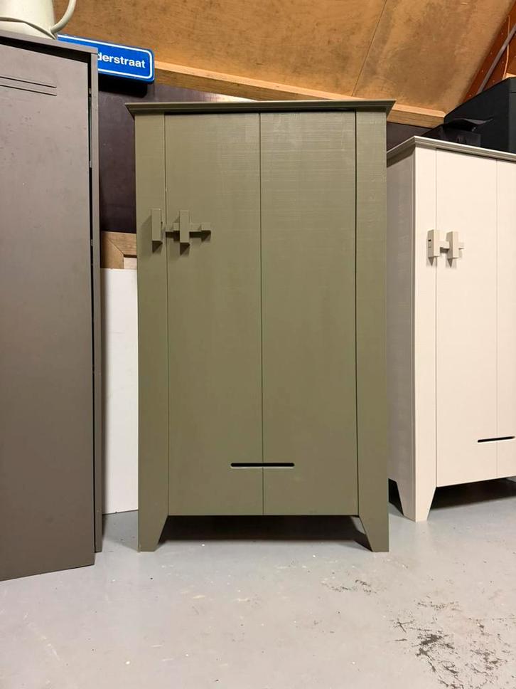 Stoere kleding kast Wood boerenkast Gijs 142x85x38, Huis en Inrichting, Kasten | Kledingkasten, Zo goed als nieuw, 100 tot 150 cm