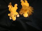 lion king knuffel Disney Mufasa en Simba 20 cm lang, Verzamelen, Disney, Ophalen of Verzenden, Leeuwenkoning of Jungle Boek, Zo goed als nieuw