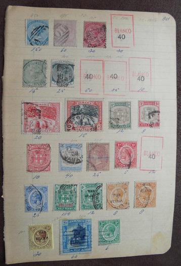 Oude postzegels Britse Gemenebest – Jamaica 2  beschikbaar voor biedingen