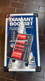 Carat diamant boorset. 32,52,82,112,132 mm boor, Doe-het-zelf en Verbouw, Gereedschap | Boormachines, Ophalen of Verzenden, Gebruikt