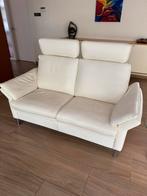 2x Crème/Witte 2,5-zits Banken, Huis en Inrichting, Ophalen, Gebruikt, 150 tot 200 cm, Driepersoons