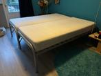 Bed en onderschuifbed, Ophalen, 90 cm, Eenpersoons, Zo goed als nieuw