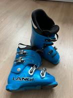 Kinder skischoenen LANGE RSJ 60 blauw wit maat 21,5, Overige merken, Gebruikt, 100 tot 140 cm, Schoenen