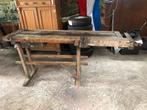 Antieke werkbank met bankschroef, Doe-het-zelf en Verbouw, Werkbanken, Ophalen, Zo goed als nieuw, Bankschroef