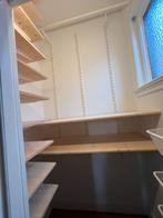 Wandrailset met planken en roedes inloopkast, Ophalen, Met plank(en), 100 tot 150 cm, Zo goed als nieuw