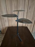 Metalen plantentafel, vintage look, Ophalen, Gebruikt