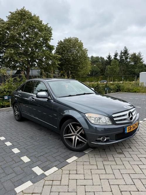 Mercedes-Benz C-Klasse 1.8 C200 Kompressor Sedan 2007 Grijs, Auto's, Mercedes-Benz, Bedrijf, C-Klasse, Benzine, D, Sedan, Handgeschakeld