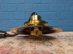 Vintage messing hanglamp, Deens design, Vitrika, Ophalen, Gebruikt, Metaal, Minder dan 50 cm