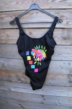 Badpak zwart/ kleur Sunmarin mt 44 Vaste prijs, Kleding | Dames, Badmode en Zwemkleding, Sunmarin, Zwart, Badpak, Ophalen of Verzenden