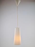 Vintage IKEA melkglas hanglamp Lunta Scandinavisch design 80, Glas, Gebruikt, Vintage, Ophalen of Verzenden