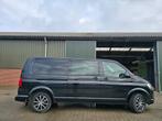 Vw Transporter 150pk L2h1 340/2800 dc aut leer, Auto's, 4 cilinders, Volkswagen, 2500 kg, Zwart