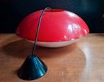 vintage 60s 70s space age plafondlamp, Ophalen of Verzenden, Gebruikt, Kunststof