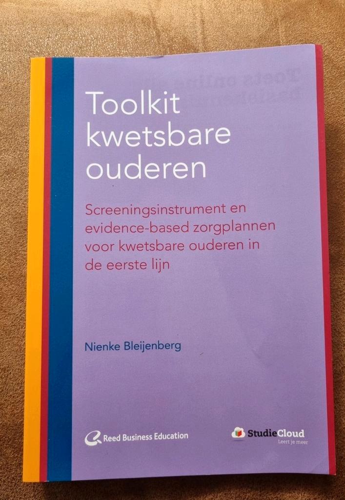 Nienke Bleijenberg - Toolkit kwetsbare ouderen, Boeken, Wetenschap, Zo goed als nieuw, Sociale wetenschap, Ophalen of Verzenden