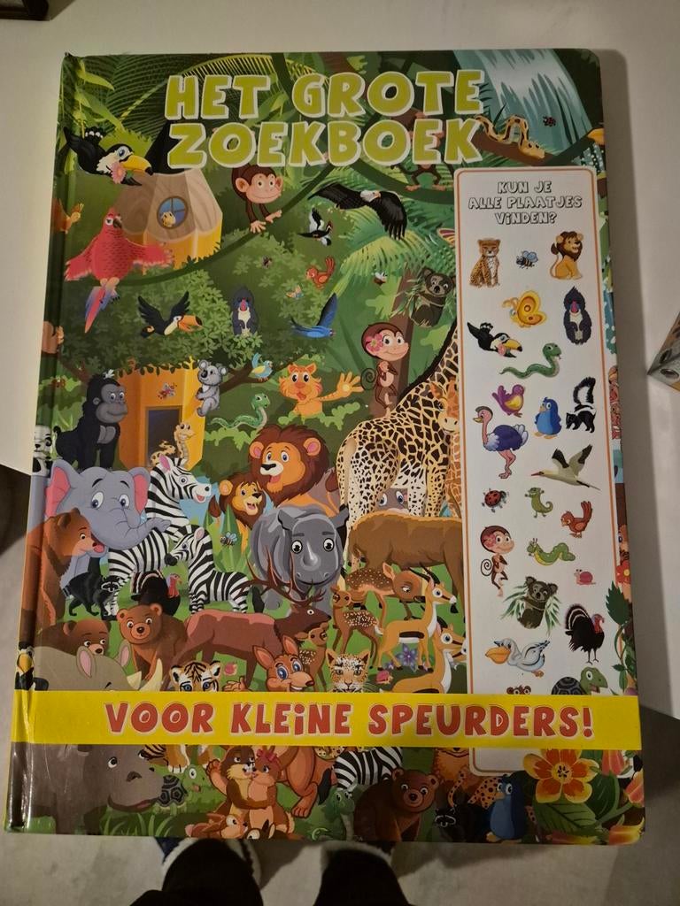 Het Grote Zoekboek voor Kleine Speurders!, Onbekend, Ophalen of Verzenden, Zo goed als nieuw, 2 tot 3 jaar