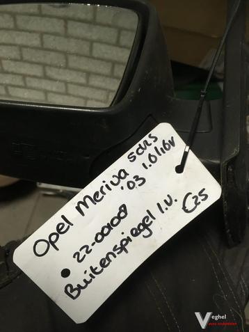Opel meriva 2003 spiegel handbediend Links en rechts beschikbaar voor biedingen