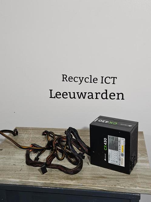 Corsair 430w max voeding psu power supply cx430, Computers en Software, Interne voedingen, Gebruikt, Ophalen of Verzenden