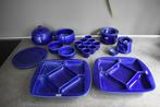 Zenith Blauw vintage antiek servies, Antiek en Kunst, Ophalen of Verzenden