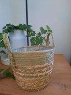 Rieten rotan gevlochten mand basket bloempot, Mand, Rond, Nieuw, Ophalen of Verzenden