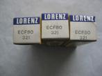 3 X Nos Lorenz ECF80, Audio, Tv en Foto, Buizenversterkers, Ophalen of Verzenden, Buis of Buizen