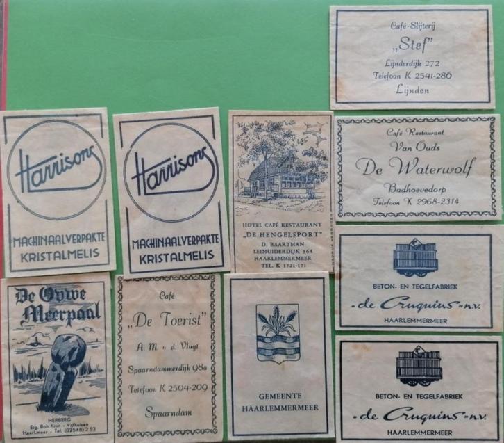 Haarlemmermeer 915, Verzamelen, Suikerzakjes, Verzenden