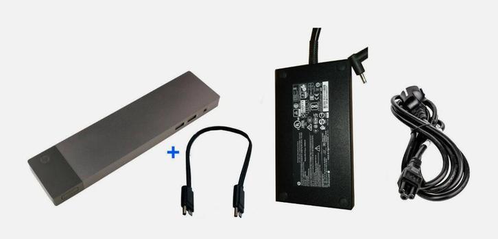 HP ZBook 200W Thunderbolt 3 Dock - compleet, Computers en Software, Dockingstations, Zo goed als nieuw, Docking station, Laptop