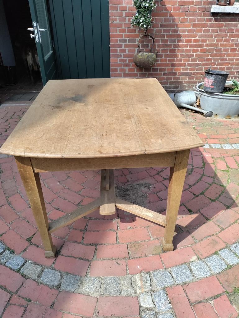 Te koop, Huis en Inrichting, Tafels | Eettafels, Ophalen, Gebruikt, 100 tot 150 cm, 50 tot 100 cm